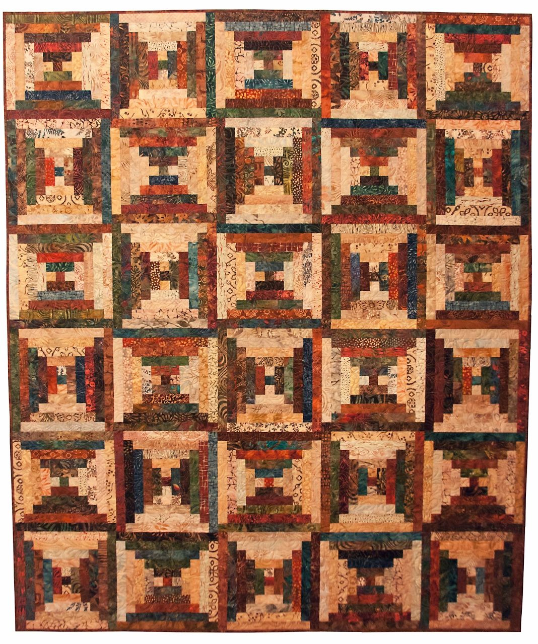 A 19th Century Courthouse Steps Quilt