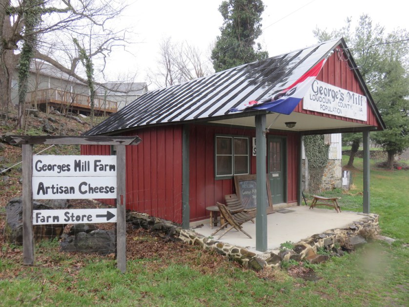 George's Mill Farm Store, where visitors can purchase their award-winning cheeses