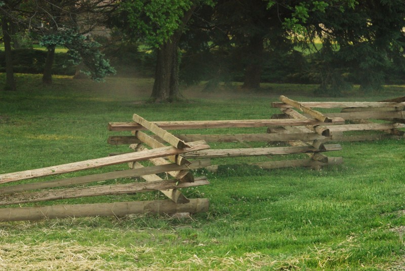 Traditional Split-Rail Fencing