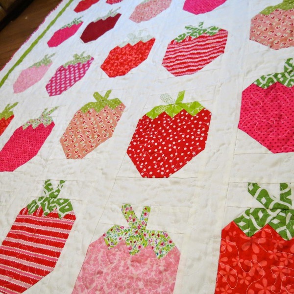 A strawberry quilt.
